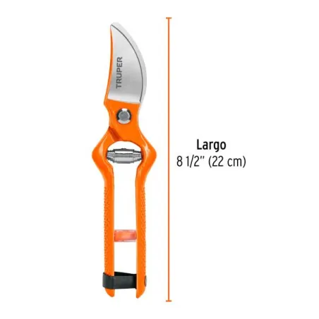  Tijera para poda 8-1/2" forjada cuchilla de paso CosechaLimon Truper 18543 21.186441 Tijera para poda 8-1/2" forjada cuchilla d