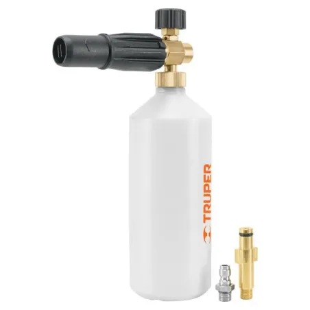  Espumadoras Dispensador Jabon con cañon lanza espuma para hidrolavadora Truper 102403 83.898305 Espumadoras Dispensador Jabon c