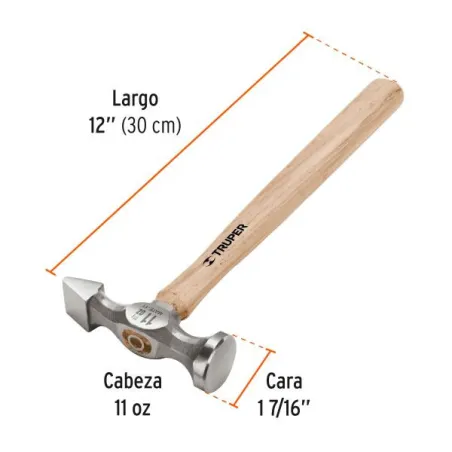  Martillos Planchadores 11oz Punta Cincel Mmadera30cm Truper 16870 19.491525 Martillos Planchadores 11oz Punta Cincel Mmadera30c