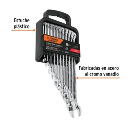 Juegos de 11 Llaves Combinadas extralargas Pulgadas CrVanadio Truper 15780 Truper-Juegos de 11 Llaves Combinadas extralargas Pul