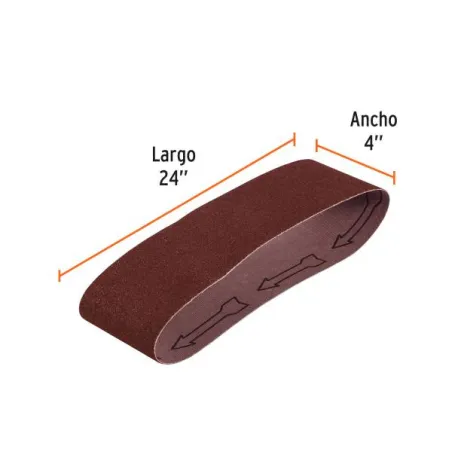  Lijas de Banda G40 4x24" x5u OAluminio Truper 15834 23.728814 Lijas de Banda G40 4x24" x5u OAluminio Truper 15834Fabricado en ó