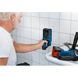 Detectores de Materiales Dtect 200C Bosch 06010816G0 Bosch-Detectores de Materiales Dtect 200C Bosch 06010816G0 Escáner de pared