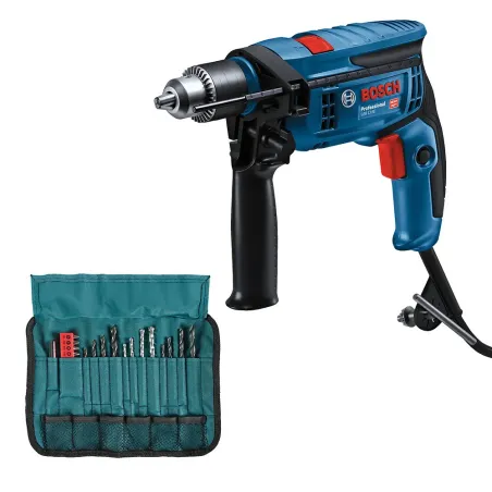  Taladros Percutor Atornillador GSB 13 RE 750W + 23Accesorios Bosch 06012B80E3 259.322034 Taladros Percutor Atornillador GSB 13 