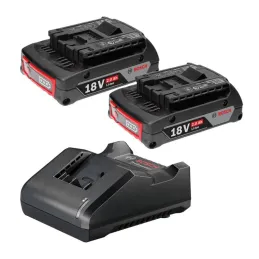  Kit Basico 2Baterias GAL 18V-20 + Cargador GBA 18V 2.0Ah Bosch 1600A02RN1 408.474576 Kit Basico 2Baterias GAL 18V-20 + Cargador