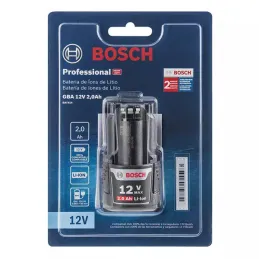 Baterias GBA 12V 2.0Ah Bosch 2608000723 Bosch-Baterias GBA 12V 2.0Ah Bosch 2608000723 Un 50 % más de autonomía como mínimo respe