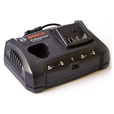  Cargador Multiple GAX 18 V-30 Bateria 12V 14.4V 18V USB Bosch 2607226003 180.508475 Cargador de Baterias Bosch GAX18V-30 3Ah Mu