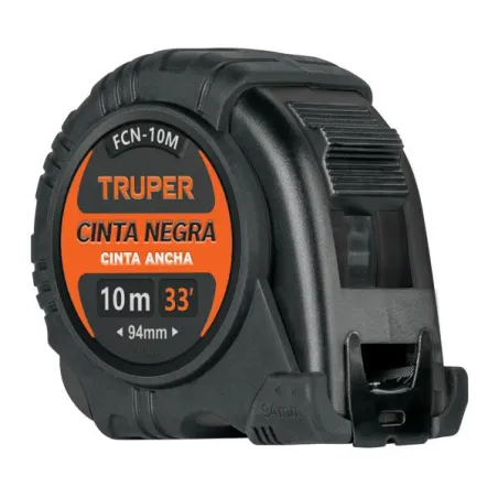 Winchas Flexometro Cinta Negra 10M TPR ABS Truper 103057