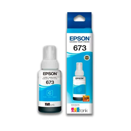  Botella de tinta Epson 673 T673220-AL Cian 70ml 45.762712 Botella de tinta Epson 673 T673220-AL Cian 70ml Compatible con modelo
