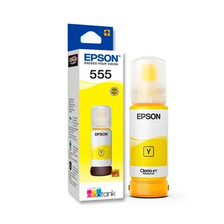 Botella de tinta Epson 555 T555420-AL Amarillo 70ml