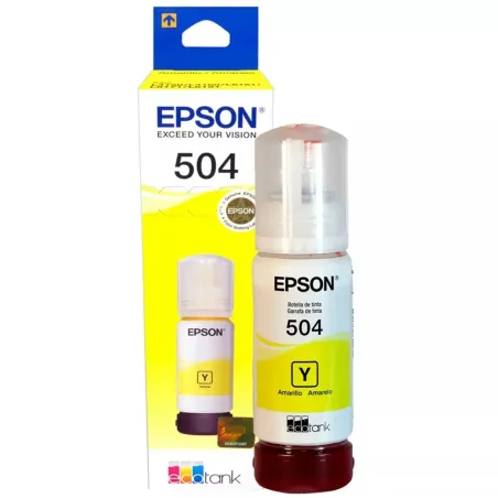  Botella de tinta Epson 504 T504420-AL amarillo 70ml 32.20339 Botella de tinta Epson 504 T504420-AL amarillo 70ml Compatible con