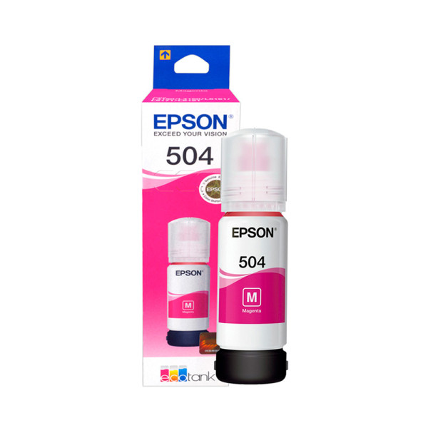 Botella de tinta Epson 504 T504320-AL Magenta 70ml