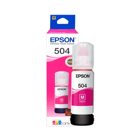  Botella de tinta Epson 504 T504320-AL Magenta 70ml 32.20339 Botella de tinta Epson 504 T504320-AL Magenta 70ml Compatible con m