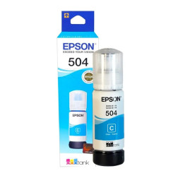 Botella de tinta Epson 504 T504220-AL Cyan 70ml