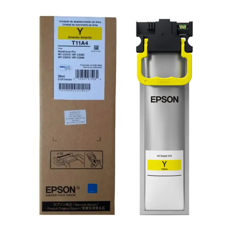 Bolsa de tinta Epson DURABrite T11A4 T11A420-AL Amarillo