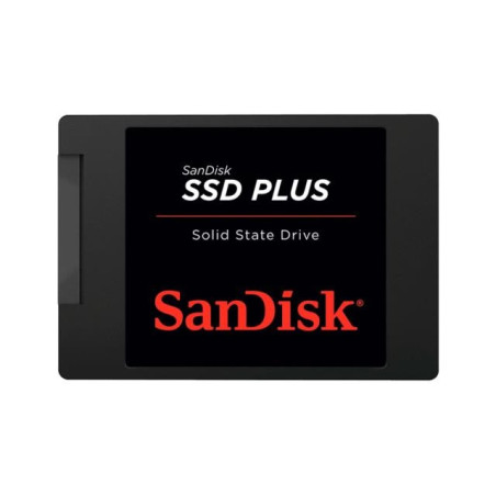 Unidad de Estado Solido SanDisk Plus, 480GB, SATA 6Gb/s, 2.5", 7mm.