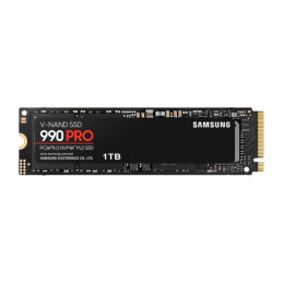 Unidad en estado solido Samsung 990 PRO 1TB M.2 2280, PCIe Gen 4.0 x4, NVMe 2.0
