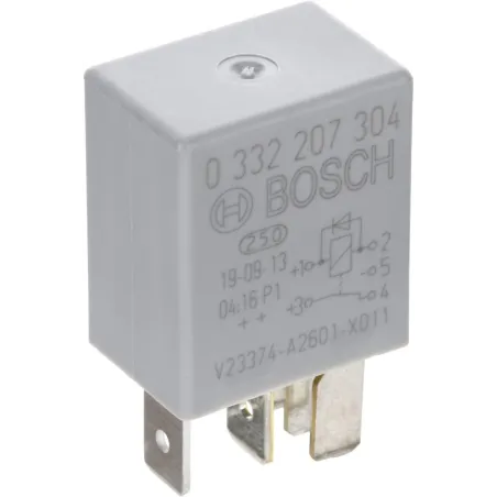  Relay 12V 20A 5P Bosch 0332207304 35.59322 Relay 12V 20A 5P Bosch 0332207304  B1.0.332.207.304 1 Bosch