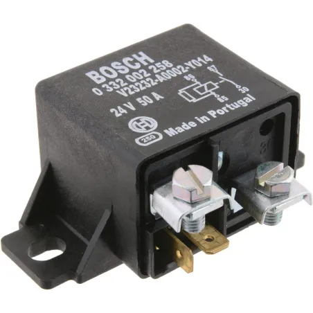 Relay 24V 50A 4P NAbierto Bosch 0332002258 Bosch-Relay 24V 50A 4P NAbierto Bosch 0332002258 -B1.0.332.002.258- 1