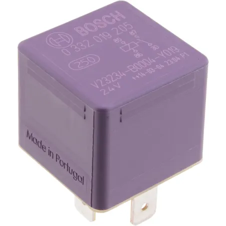 Relay Mini 24v 40A 4P Bosch 0332019205 Bosch-Relay Mini 24v 40A 4P Bosch 0332019205 -B1.0.332.019.205- 1