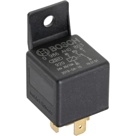  Relay Mini 24v 20A 5P Bosch 0986AH0803 9.915254 Relay Mini 24v 20A 5P Bosch 0986AH0803  B1.0.986.AH0.803 1 Bosch