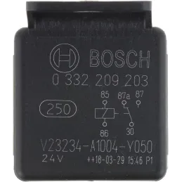 Relay Mini 24v 20A 5P Bosch 0332209203 Bosch-Relay Mini 24v 20A 5P Bosch 0332209203 -B1.0.332.209.203- 2