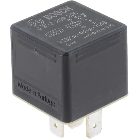 Relay Mini 24v 20A 5P Bosch 0332209206 Bosch-Relay Mini 24v 20A 5P Bosch 0332209206 -B1.0.332.209.206- 1