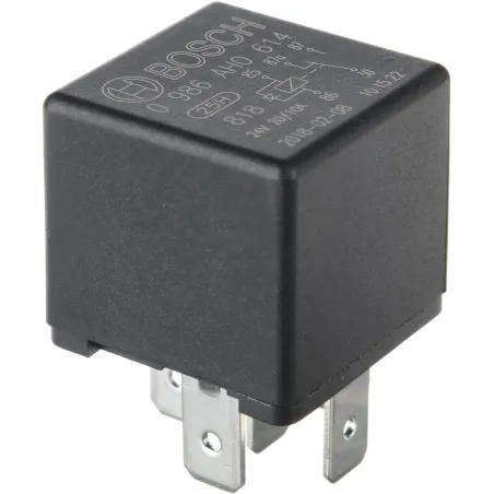 Relay Mini 24v 10A 5P Bosch 0986AH0614 Bosch-Relay Mini 24v 10A 5P Bosch 0986AH0614 -B1.0.986.AH0.614- 1