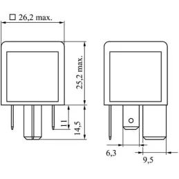 Relay Mini 12v 70A 4P Bosch 0986332002 Bosch-Relay Mini 12v 70A 4P Bosch 0986332002 -B1.0.986.332.002- 7