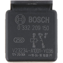 Relay Mini 12v 30A 5P Bosch 0332209150