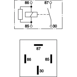 Relay Mini 12v 30A 4P Bosch 0332019110 Bosch-Relay Mini 12v 30A 4P Bosch 0332019110 -B1.0.332.019.110- 6