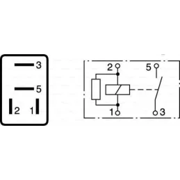 Relay Mini 12v 30A 4P NAbierto Bosch 0332011007 Bosch-Relay Mini 12v 30A 4P NAbierto Bosch 0332011007 -B1.0.332.011.007- 2