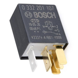 Relay Mini 12v 30A 5P NAbierto Bosch 0332201107