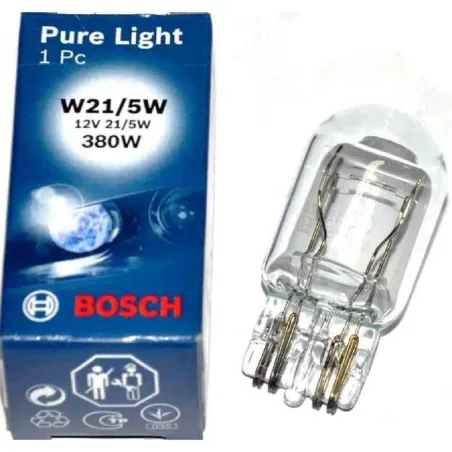 Lamparas Luz Freno Parqueo 12v 21/5W W21/5W W3X16Q PureLight Bosch 1987302252