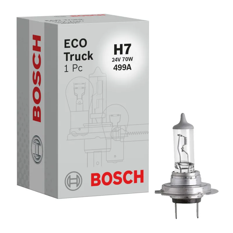 Lamparas Luz Delantera H7 24v 70w PX26D Bosch 1987302863