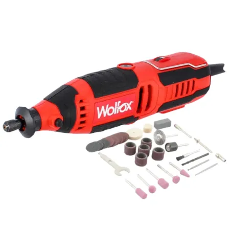 MotoTool Multiherramienta 135W 1/8" 40Accs Wolfox WF1396 WolFox-MotoTool Multiherramienta 135W 1/8" 40Accs Wolfox WF1396 Potente
