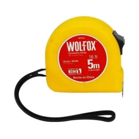 Wincha Flexometro 5m x19mm ColoresSurtidos Wolfox WF3525