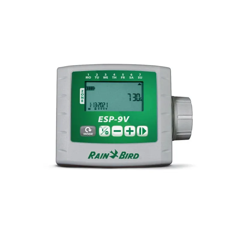 Programadores de Riego ESP-9V 4 Zonas a Pilas para Selenoide 9V IP68 Rain Bird ESP-9VI4