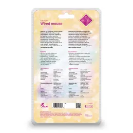 Mouse USB Edicion Disney Princesa Xtech XTM-D406PS Xtech-Mouse USB Edicion Disney Princesa Xtech XTM-D406PS Estilizado y compact