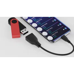 Adaptador anfitrion micro-USB macho a USB-A hembra Xtech XTC-368 Xtech-Adaptador anfitrion micro-USB macho a USB-A hembra Xtech 