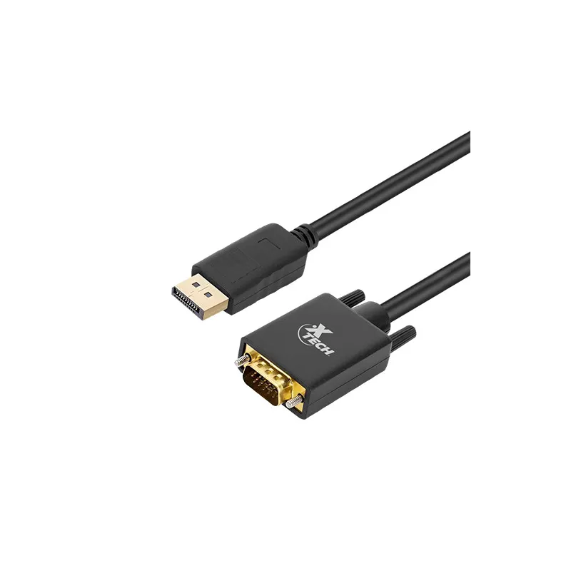 Adaptador con conector DisplayPort macho a VGA macho Xtech XTC-377